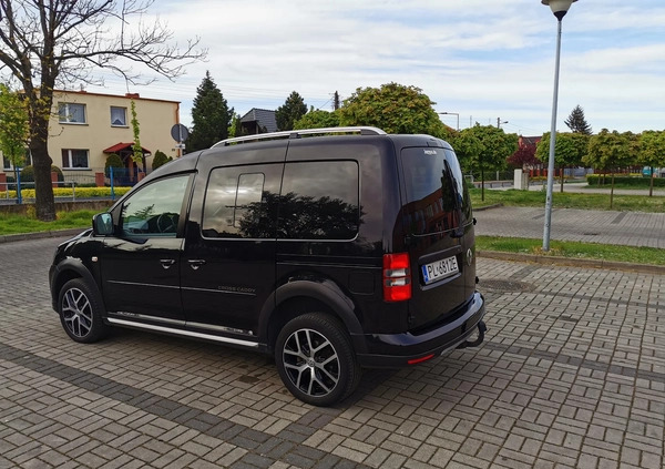Volkswagen Caddy cena 59999 przebieg: 209000, rok produkcji 2014 z Leszno małe 191